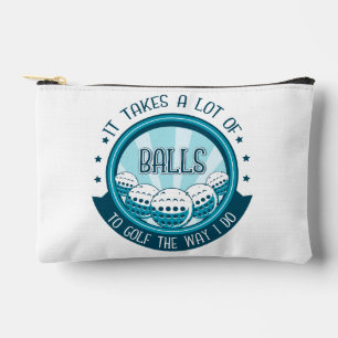 Pochette À Accessoires Il Faut Beaucoup De Ballons Au Golf Comme Je Le Fa