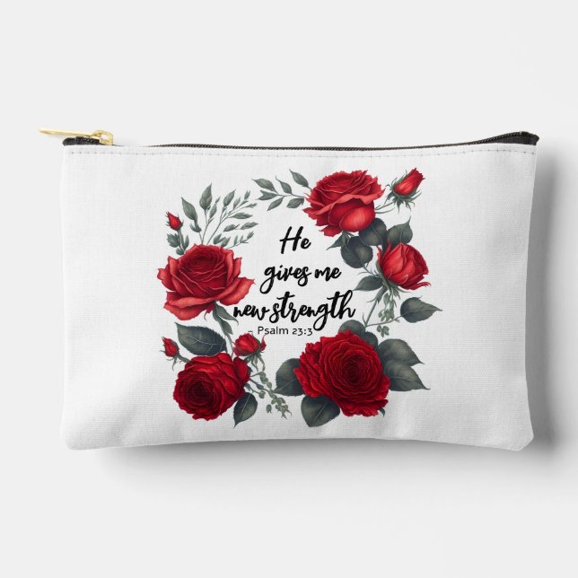 Pochette À Accessoires Il Me Donne Une Nouvelle Force (Recto)