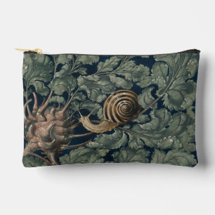 Pochette À Accessoires Illustration Art Nouveau Vintage Escargot Botaniqu