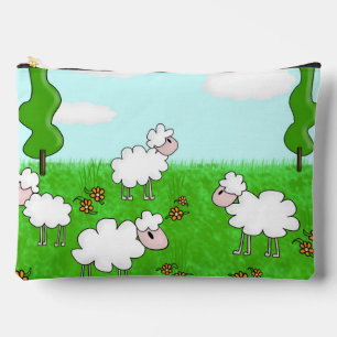 Pochette À Accessoires Illustration de moutons mignons pour enfants