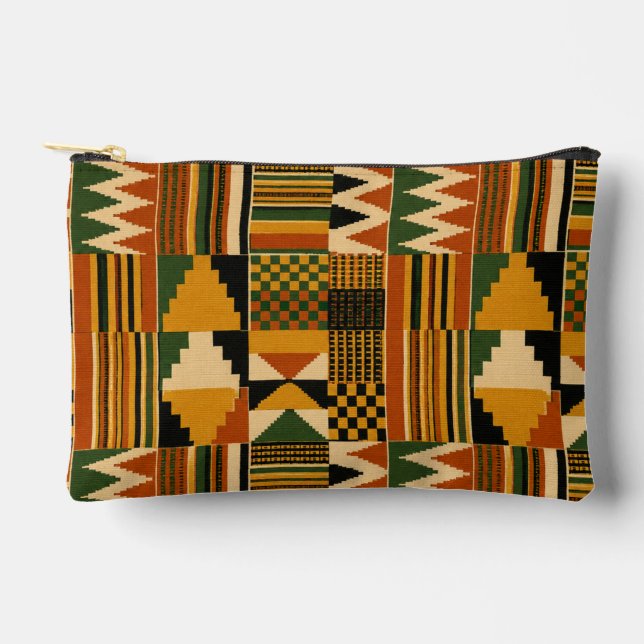 Pochette À Accessoires Impression africaine (Recto)