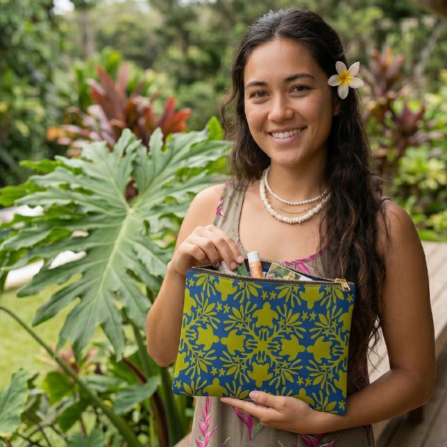 Pochette À Accessoires Impression aloha courtepoint hawaïenne honu (large size pouch)