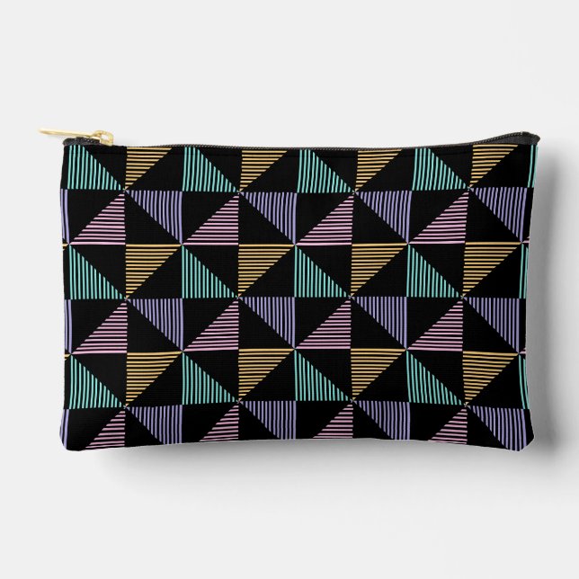 Pochette À Accessoires Impression géométrique abstraite élégante – Modern (Recto)