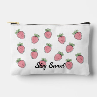 Pochette À Accessoires Imprimé Fraise Sucrée