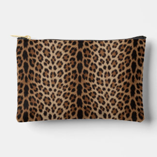 Pochette À Accessoires 🐆 Imprimé Léopard Classique Style de Mode Luxueux
