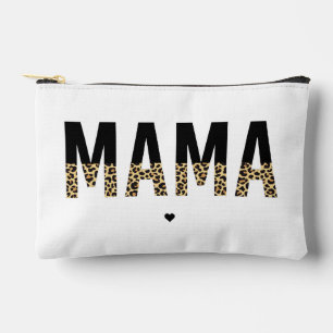 Pochette À Accessoires Imprimé léopard maman Typographie Cadeaux pour mam