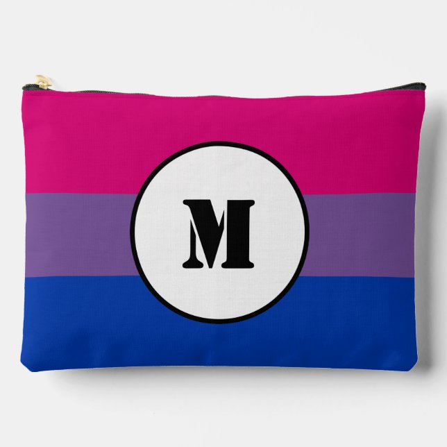 Pochette À Accessoires Indicateur de bisexualité personnalisé (Recto)