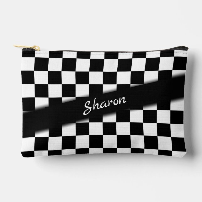 Pochette À Accessoires Indicateur de course Checker personnel (Recto)