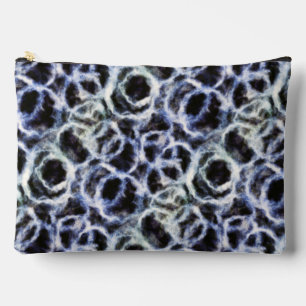 Pochette À Accessoires indigo shibori recyclé :