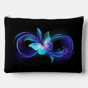 Pochette À Accessoires Infinité brillante avec papillon magique