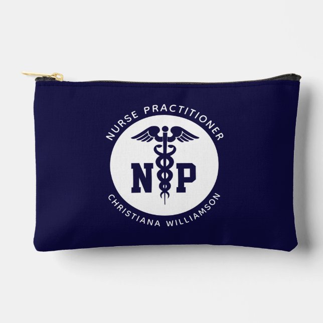 Pochette À Accessoires Infirmière de NP personnalisée Praticien Diplôme C (Recto)