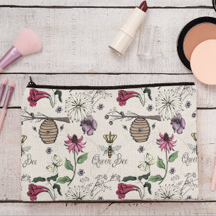 Pochette À Accessoires Ivoor Queen Bee & Gold Crown