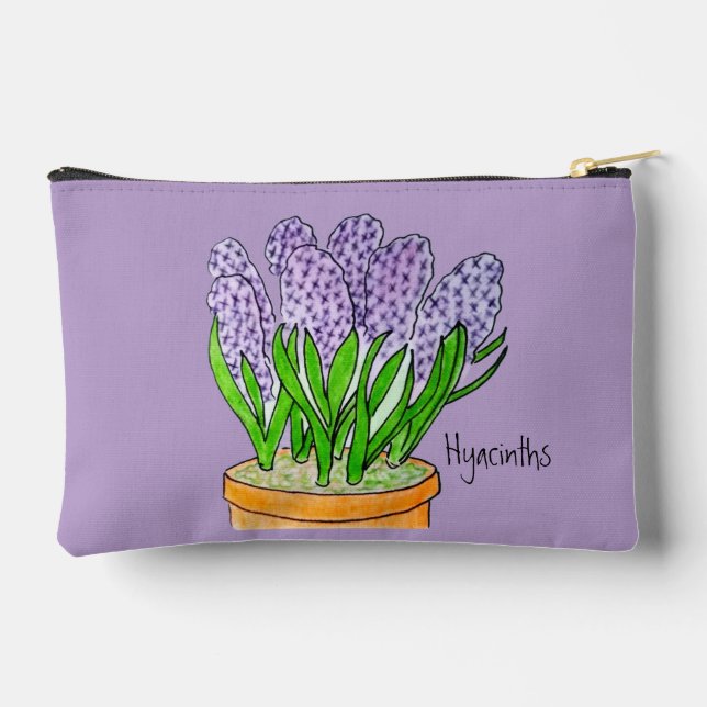 Pochette À Accessoires  Jacinthes  (Verso)