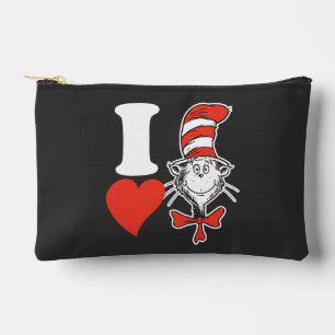 Pochette À Accessoires J'adore le Chat dans le Chapeau