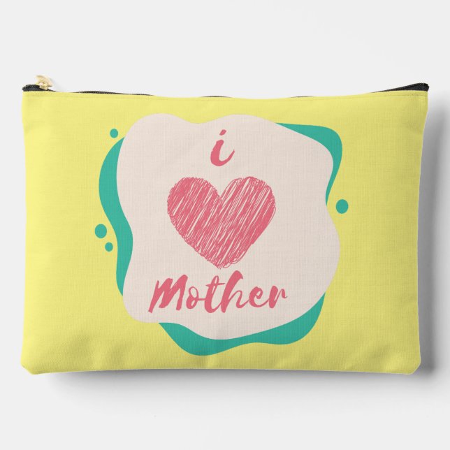 Pochette À Accessoires j'aime ma mère (Recto)