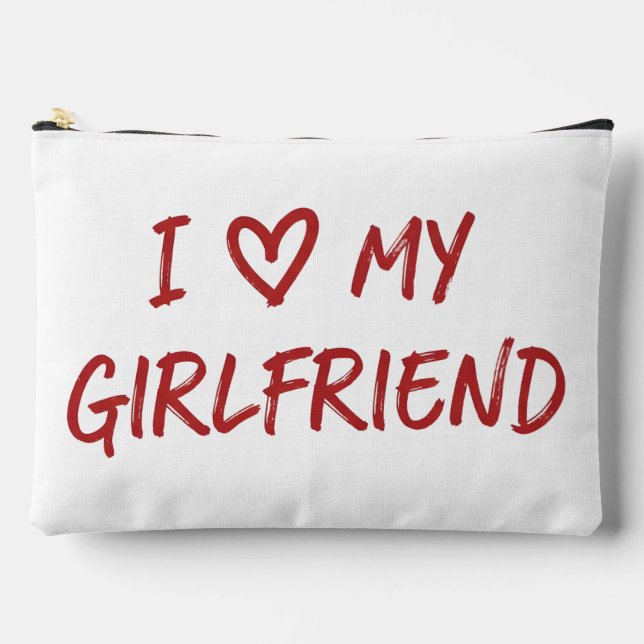 Pochette À Accessoires J'aime ma petite amie (Recto)