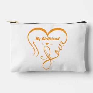 Pochette À Accessoires J'aime ma petite amie - J'♥ Nous