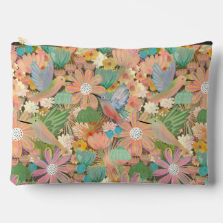 Pochette À Accessoires Jardin des colibris