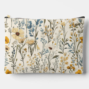 Pochette À Accessoires Jardin fleur sauvage Floral