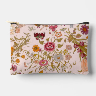 Pochette À Accessoires Jardin floral romantique