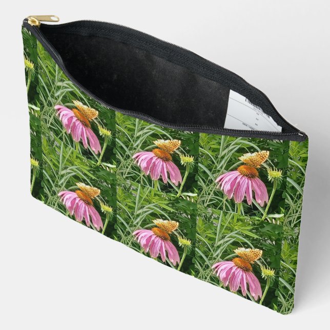 Pochette À Accessoires Jardins heureux (Ouvrir)