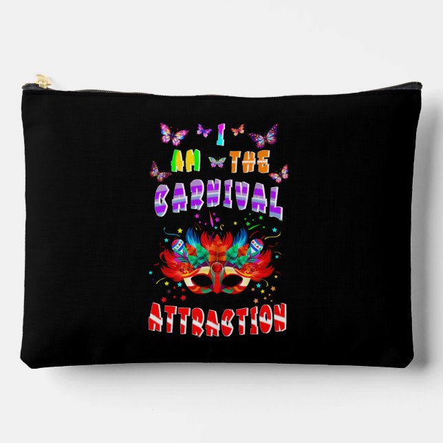 Pochette À Accessoires Je Suis L'Attraction Du Carnaval (Recto)