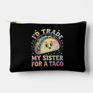 Pochette À Accessoires Je Troquerais Ma Sœur Contre Un Taco Cinco De Mayo