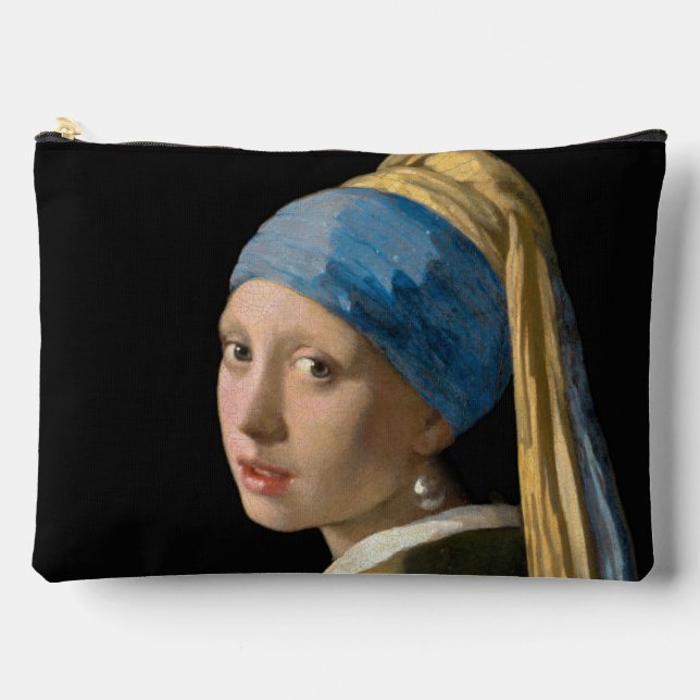 Pochette À Accessoires Johannes Vermeer - Fille avec une oreille perle (Recto)