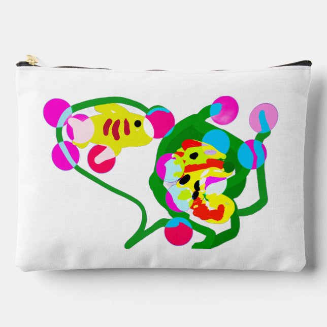 Pochette À Accessoires Joie de la vie marine (Recto)