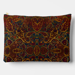 Pochette À Accessoires Joli design en cachemire marron foncé vintage