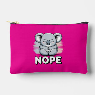 Pochette À Accessoires Joli koala endormi “Non” Dessin animé drôle