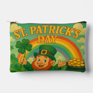 Pochette À Accessoires Joli leprechaun fantaisiste de la Saint-Patrick