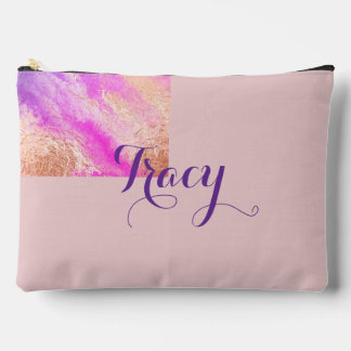 Pochette À Accessoires Joli marbre rose