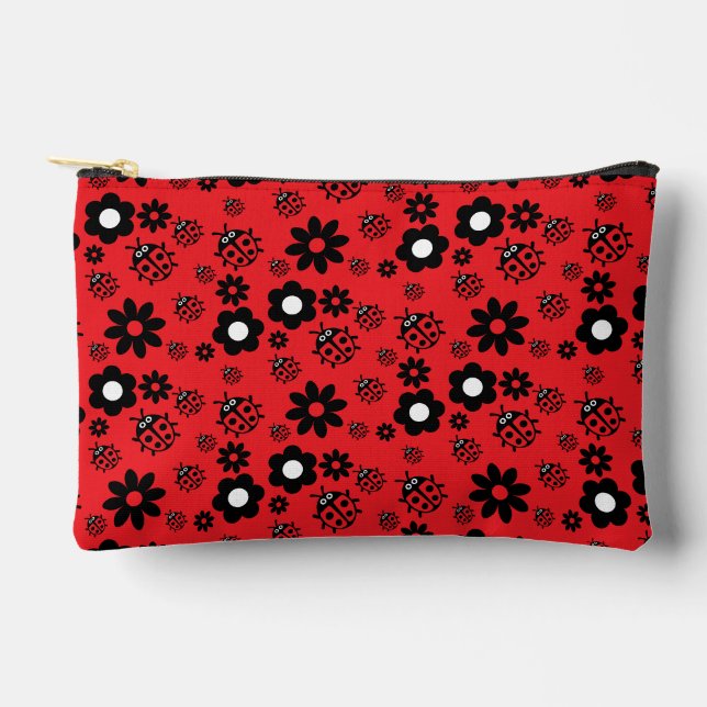 Pochette À Accessoires Joli motif coccinelle (Recto)