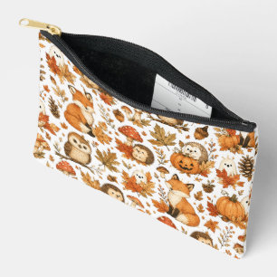 Pochette À Accessoires Jolis Animaux de la Forêt pour Halloween et Automn