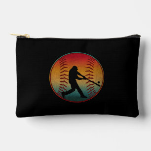 Pochette À Accessoires Joueur de baseball vintage