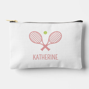 Pochette À Accessoires Joueur de tennis personnalisé Tennis de nom person