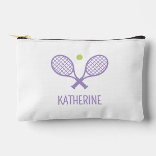 Pochette À Accessoires Joueur de tennis personnalisé Tennis de nom person