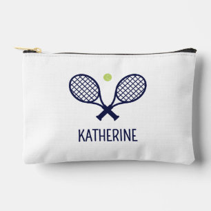 Pochette À Accessoires Joueur de tennis personnalisé Tennis de nom person