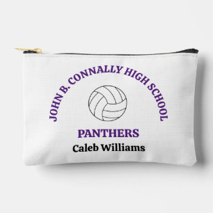 Pochette À Accessoires Joueuse de volley-ball personnalisée au lycée viol