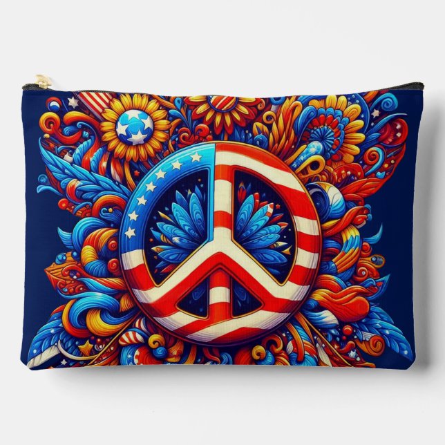 Pochette À Accessoires Jour de l'4 juillet-indépendance (Recto)