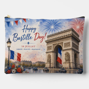 Pochette À Accessoires Jour de la Bastille Arc de triomphe Paris France f