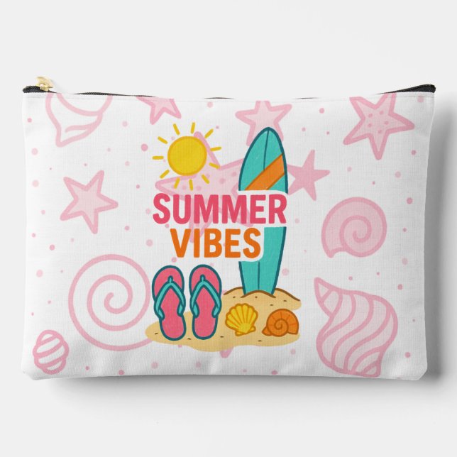 Pochette À Accessoires Jours avant la plage (Recto)