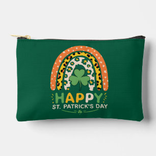 Pochette À Accessoires Joyeuse Fête de la Saint-Patrick Mignon Léopard Ar