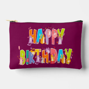 Pochette À Accessoires Joyeux anniversaire Funny Amoureux des chats Anniv