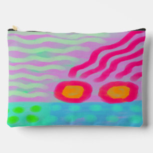 Pochette À Accessoires Joyeux Jour Abstrait peinture numérique