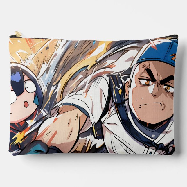 Pochette À Accessoires Jungle Adorable Lion Cub Sitting Portrait  (Recto)