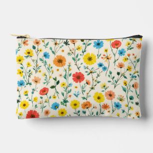 Pochette À Accessoires Juste un tas de fleurs joyeuses