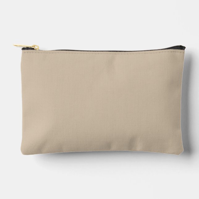 Pochette À Accessoires Kilim Beige Solide Couleur (Recto)