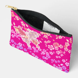 Pochette À Accessoires Kimono Motif papillon